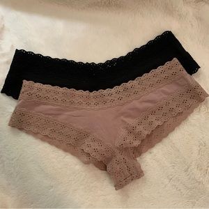 Victoria’s Secret Cheeky Hipster Panties x 2 - NWOT - Medium